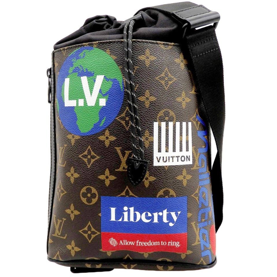 ルイヴィトン LOUIS VUITTON モノグラム ロゴ アヴェニュー チョーク スリングバッグ ショルダー 斜掛け モノグラムキャンバス 茶 M44625 4823