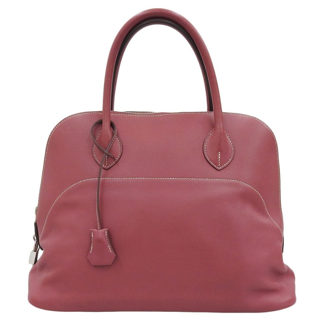 エルメス HERMES ボリードリラックス35 ハンドバッグ ボーシッキム ローズウッド シルバー金具 レディース □P刻印 2012年 4835