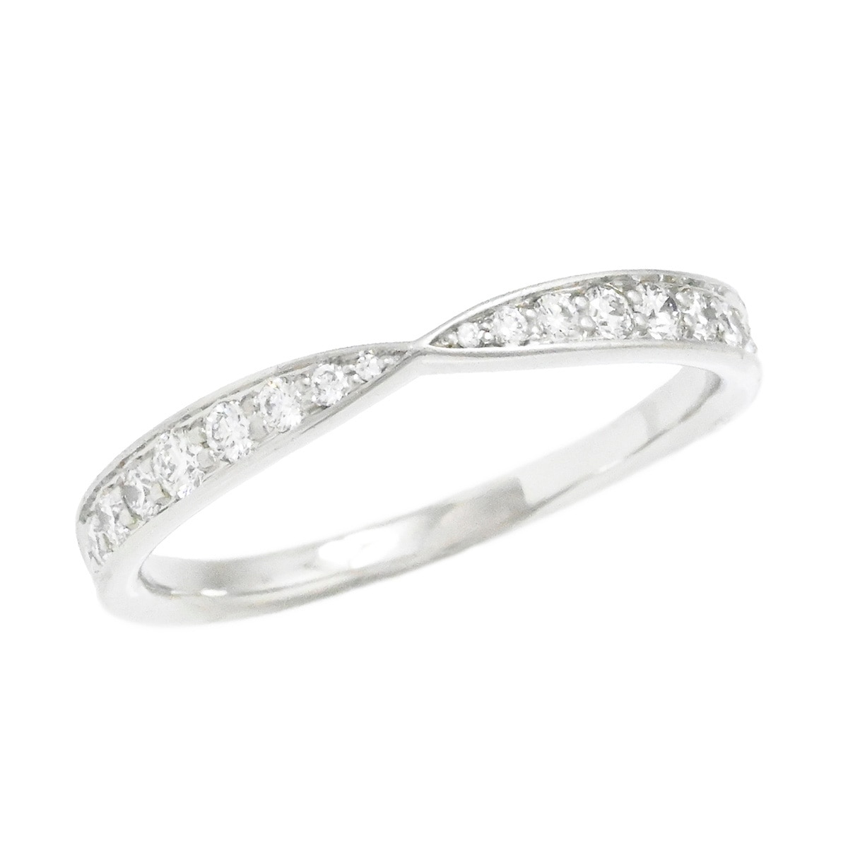 ティファニー TIFFANY & Co. PT950 プラチナ ダイヤ ハーモニーリング