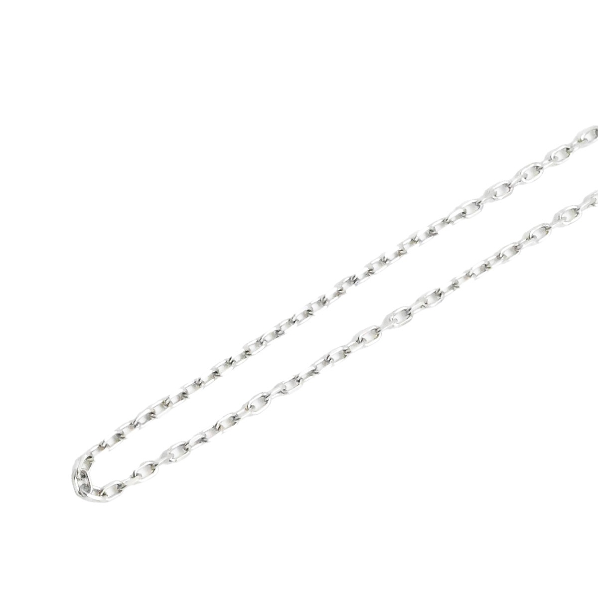 ミキモト MIKIMOTO K18WG ホワイトゴールド チェーンネックレス レディース  2128