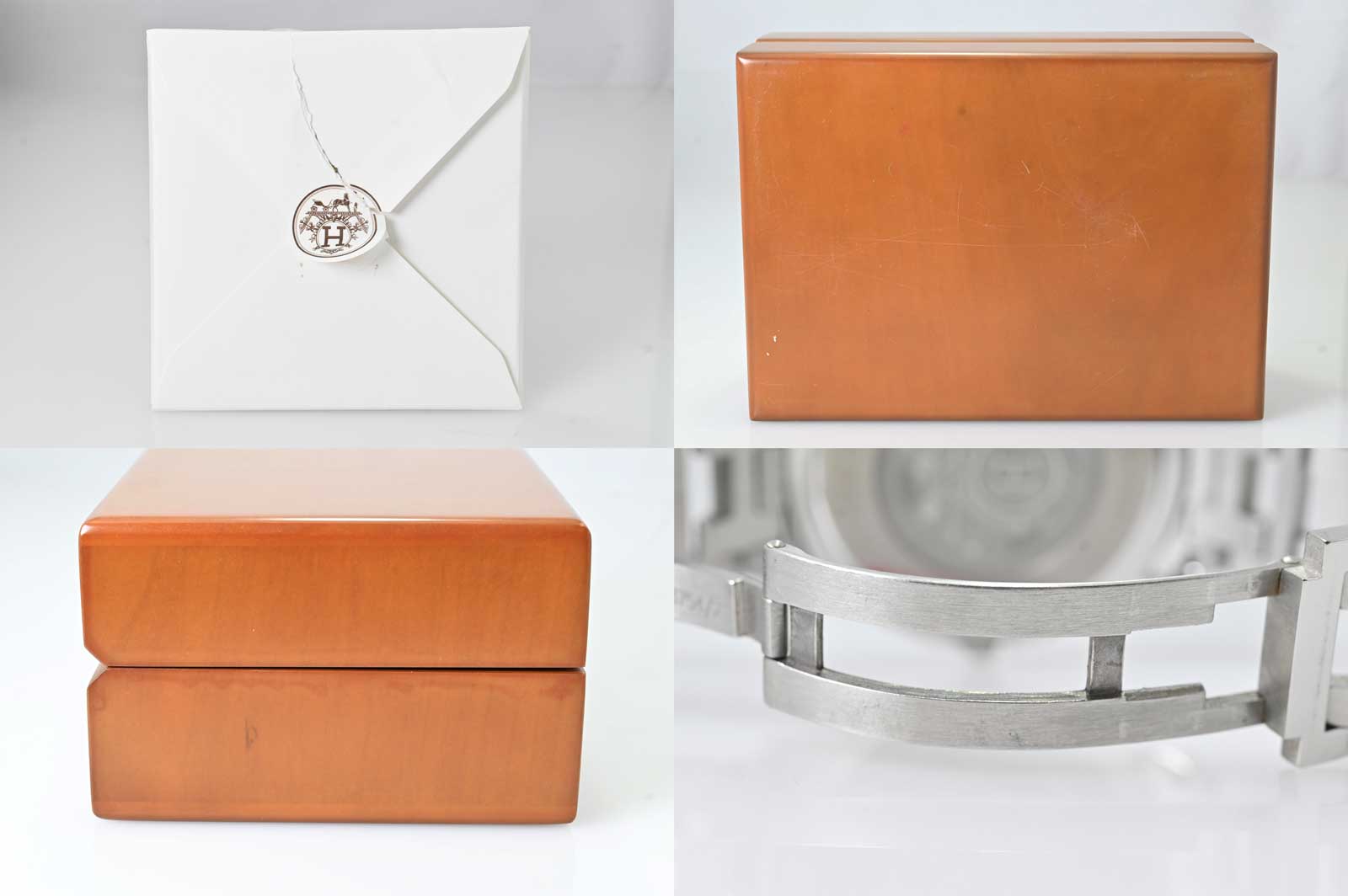 エルメス HERMES クリッパー CL6.710 SS デイト メンズ クォーツ 7871