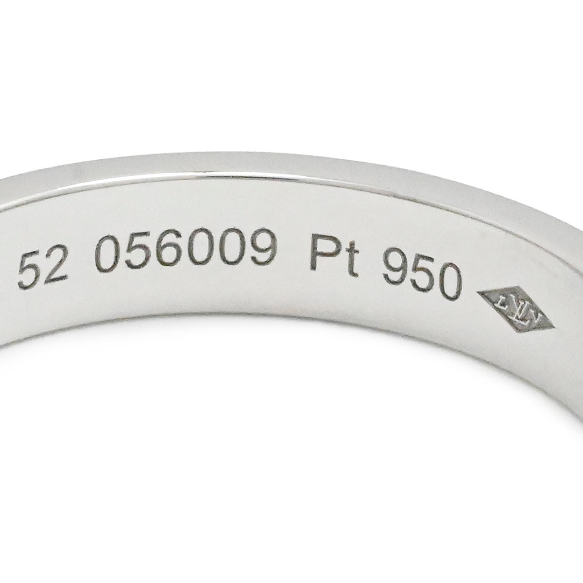ルイヴィトン LOUIS VUITTON Pt950 プラチナ アリアンスアンプラント リング サイズ52 レディース Q9F01F 3875