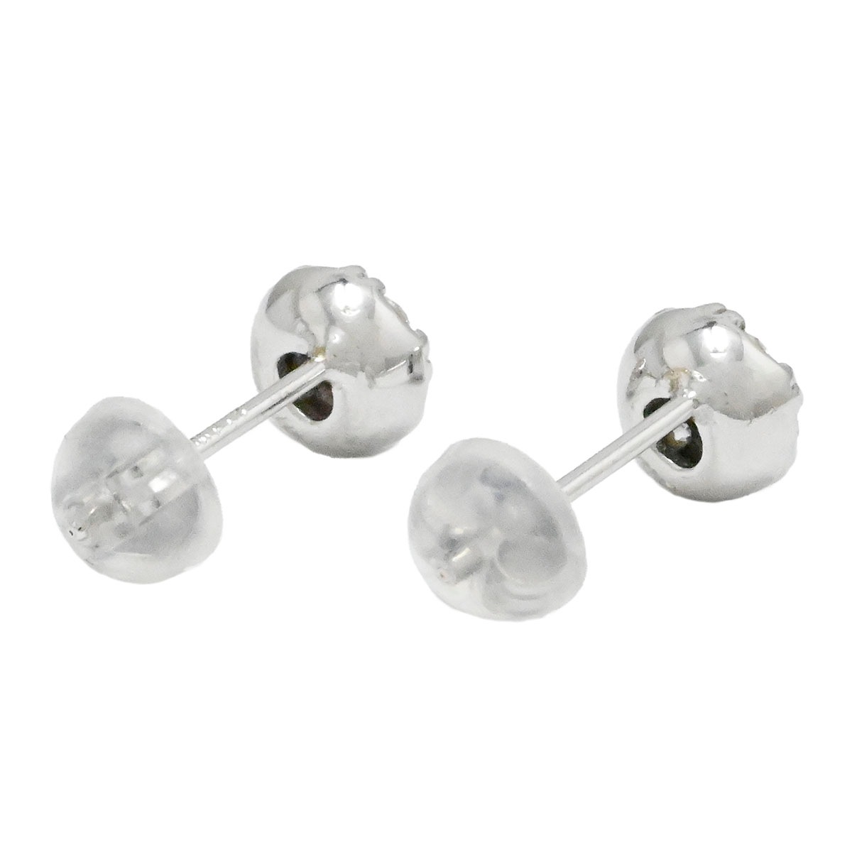 K18WG ホワイトゴールド ダイヤ0.15ct 0.15ct ダイヤピアス レディース