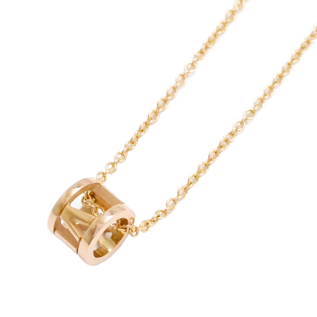 ティファニー TIFFANY & Co. 750PG ピンクゴールド アトラスオープンミニネックレス レディース ジュエリー  2057