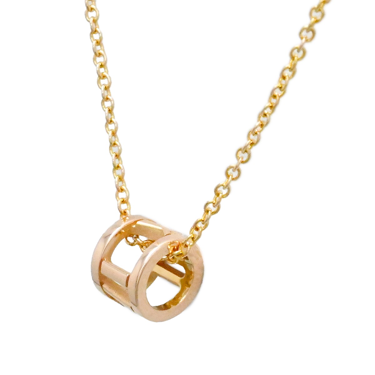 ティファニー TIFFANY & Co. 750PG ピンクゴールド アトラスオープンミニネックレス レディース ジュエリー  2057