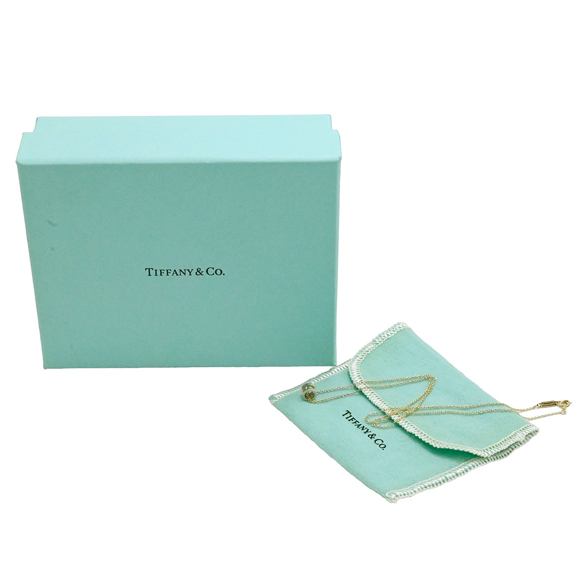 ティファニー TIFFANY & Co. 750PG ピンクゴールド アトラスオープンミニネックレス レディース ジュエリー  2057