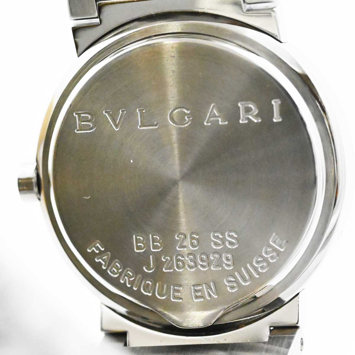 ブルガリ BVLGARI ブルガリ ブルガリ BB26SS ブラック文字盤 ステンレス クォーツ レディース BB26SS 3430