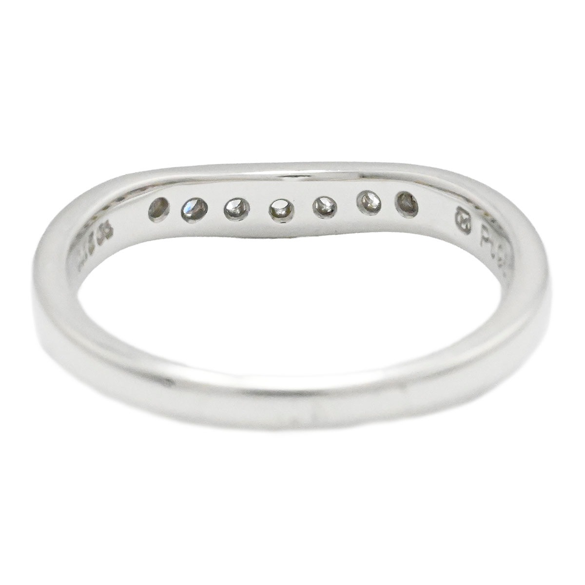 ミキモト MIKIMOTO Pt950 プラチナ ダイヤ0.15ct リング サイズ11号 レディース  3876