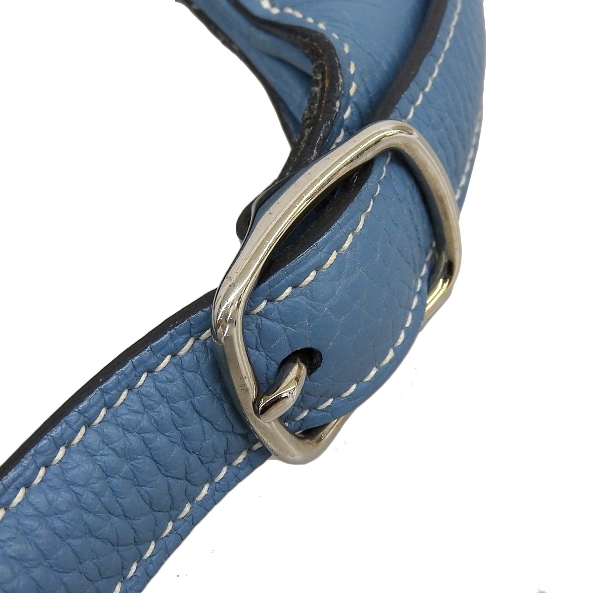 エルメス HERMES トリム31 ショルダーバッグ 肩掛け トリヨンレザー ブルージーン レディース □I刻印 4440