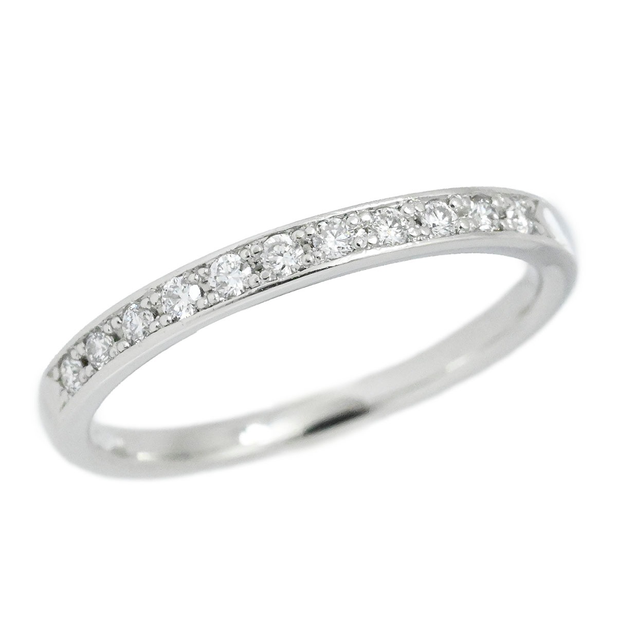 4℃ ヨンドシー Pt950 プラチナ ダイヤ エタニティリング 9号 レディース  3877