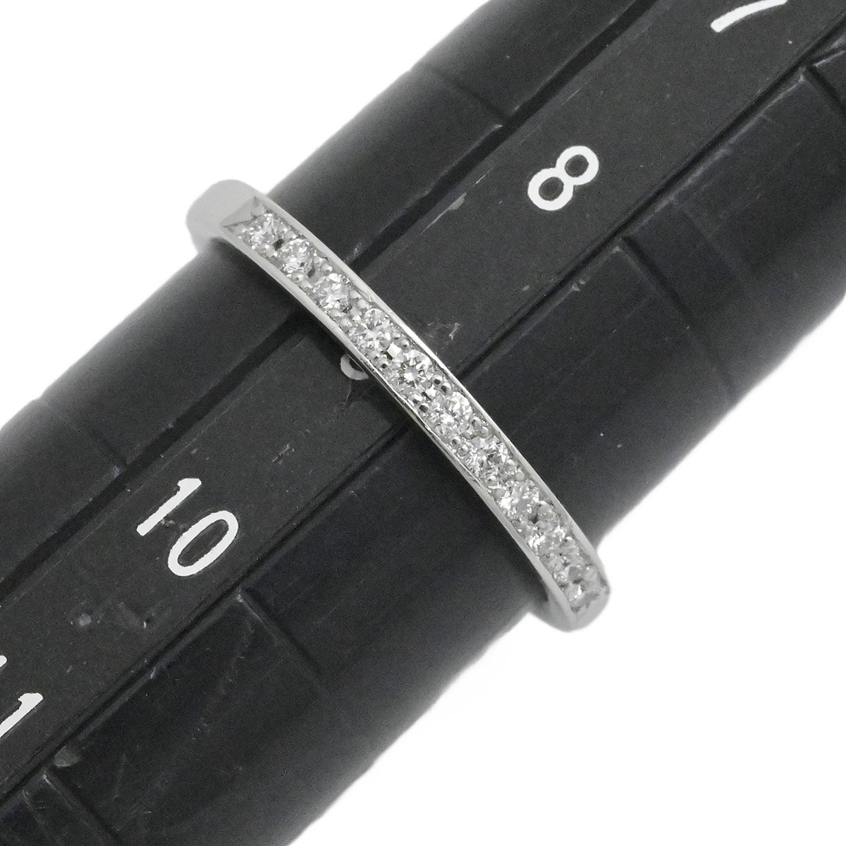 4℃ ヨンドシー Pt950 プラチナ ダイヤ エタニティリング 9号 レディース  3877