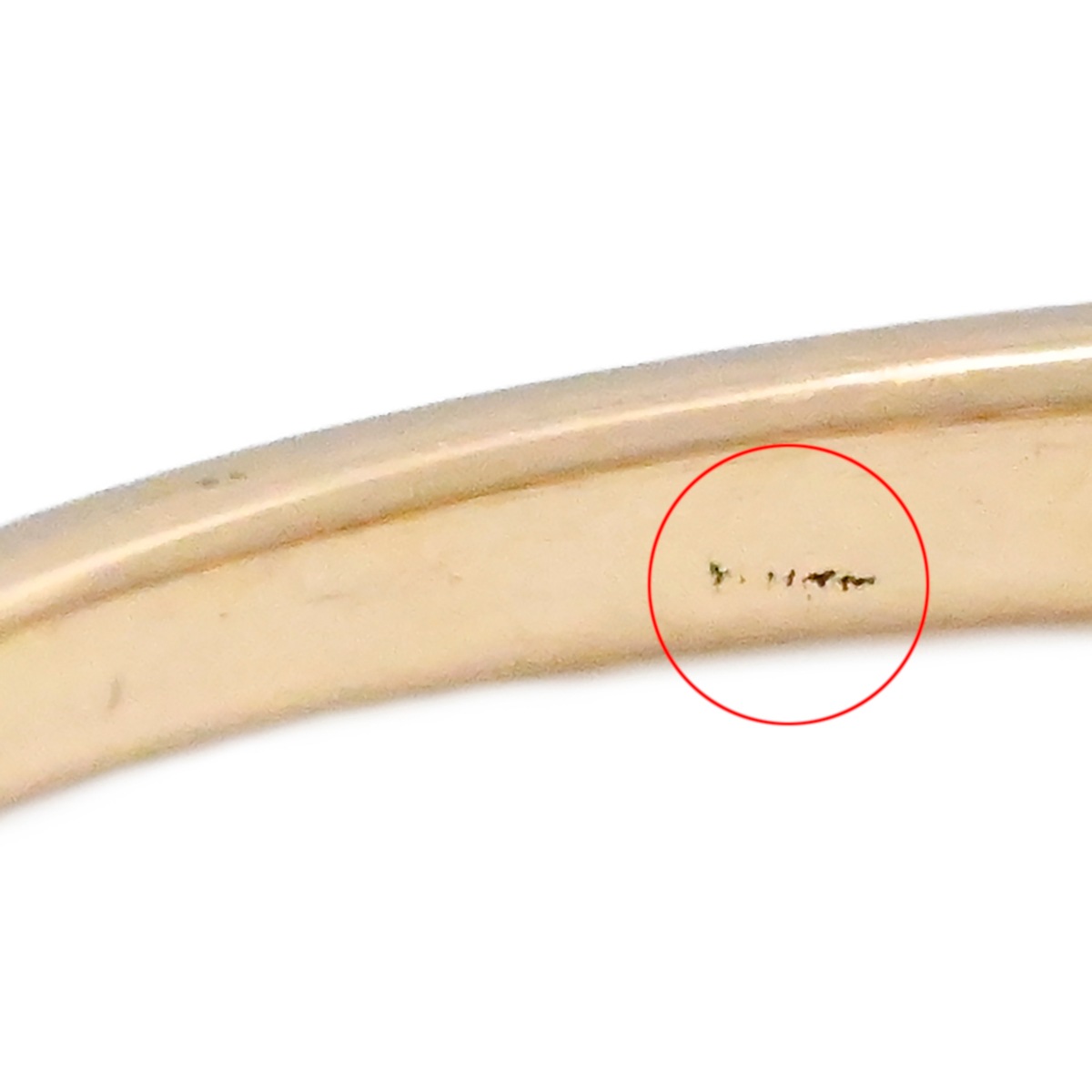 ノンブランド K18PG ピンクゴールド ダイヤ0.25ct ハーフエタニティリング サイズ13号 レディース ジュエリー  2059