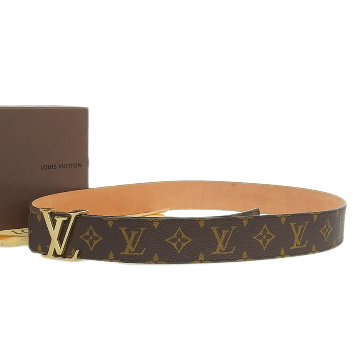 ルイヴィトン LOUIS VUITTON モノグラム ベルト モノグラムキャンバス 110cm メンズ レディース 8947