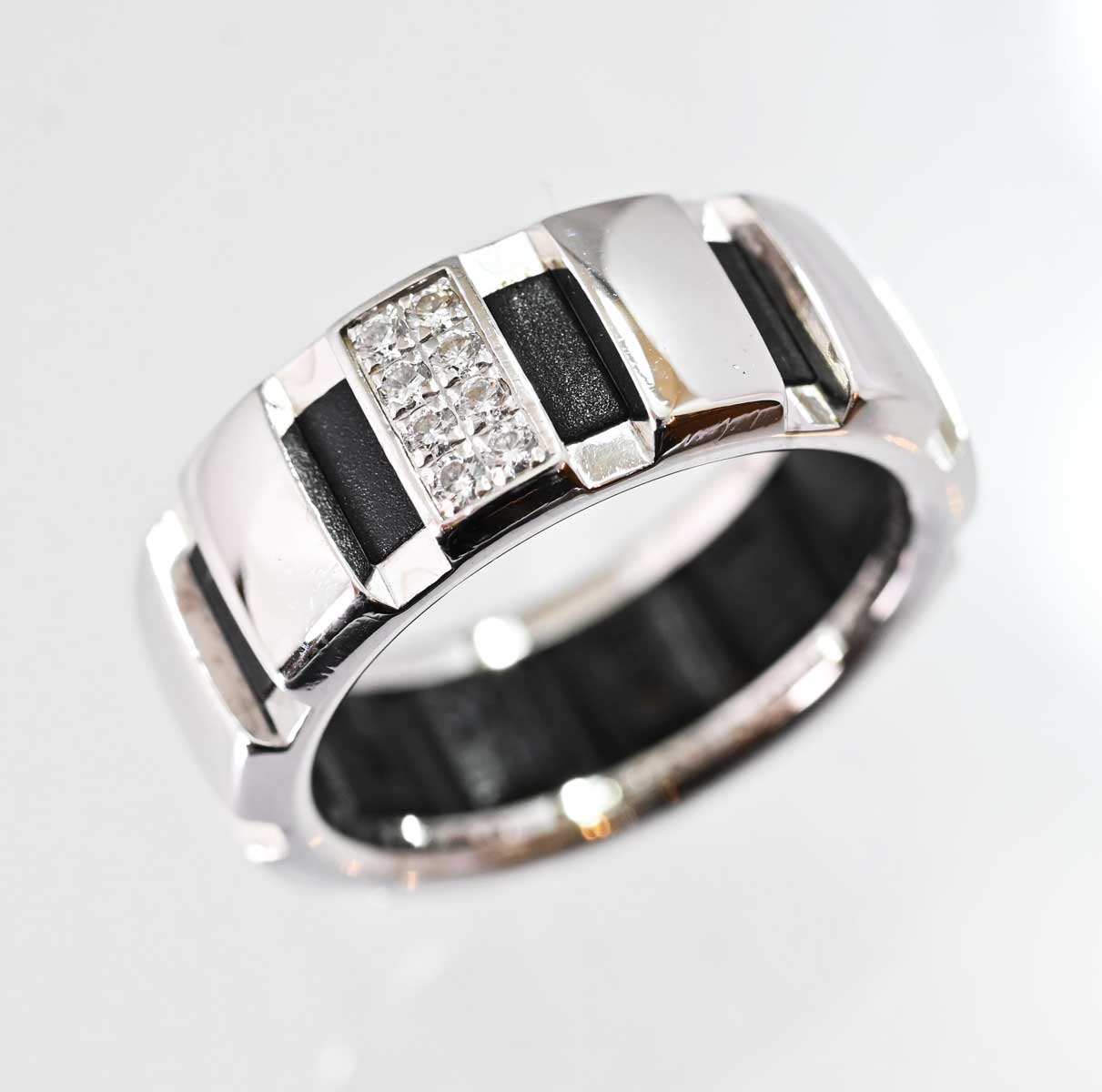 ショーメ CHAUMET 750ＷG ホワイトゴールド クラスワン ダイヤ 8P 7.5号 7892