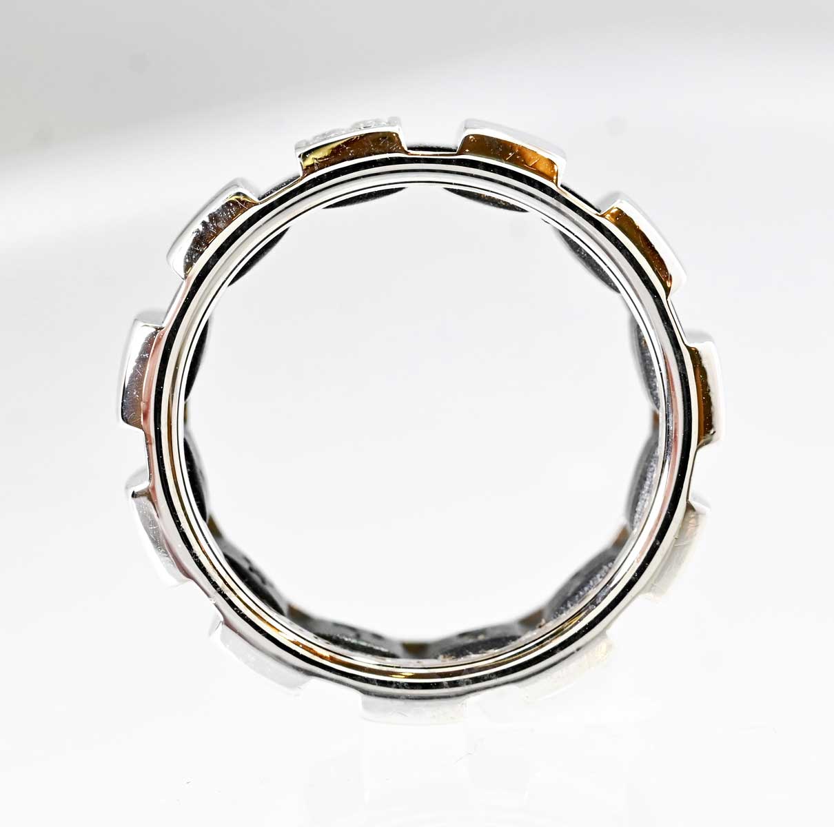 ショーメ CHAUMET 750ＷG ホワイトゴールド クラスワン ダイヤ 8P 7.5号 7892