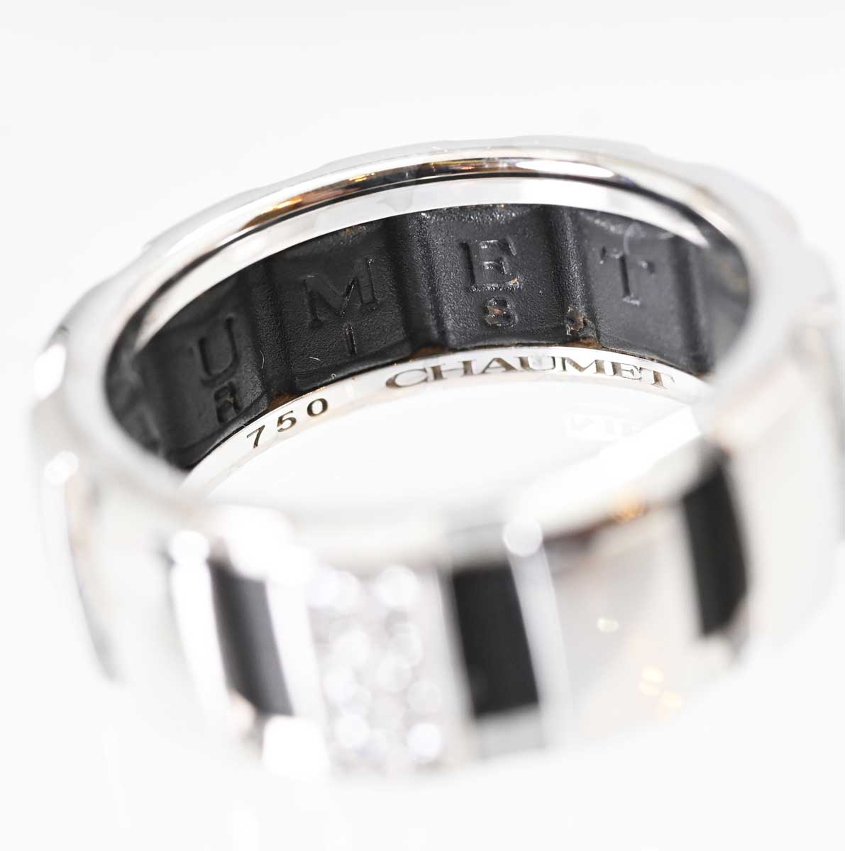 ショーメ CHAUMET 750ＷG ホワイトゴールド クラスワン ダイヤ 8P 7.5号 7892