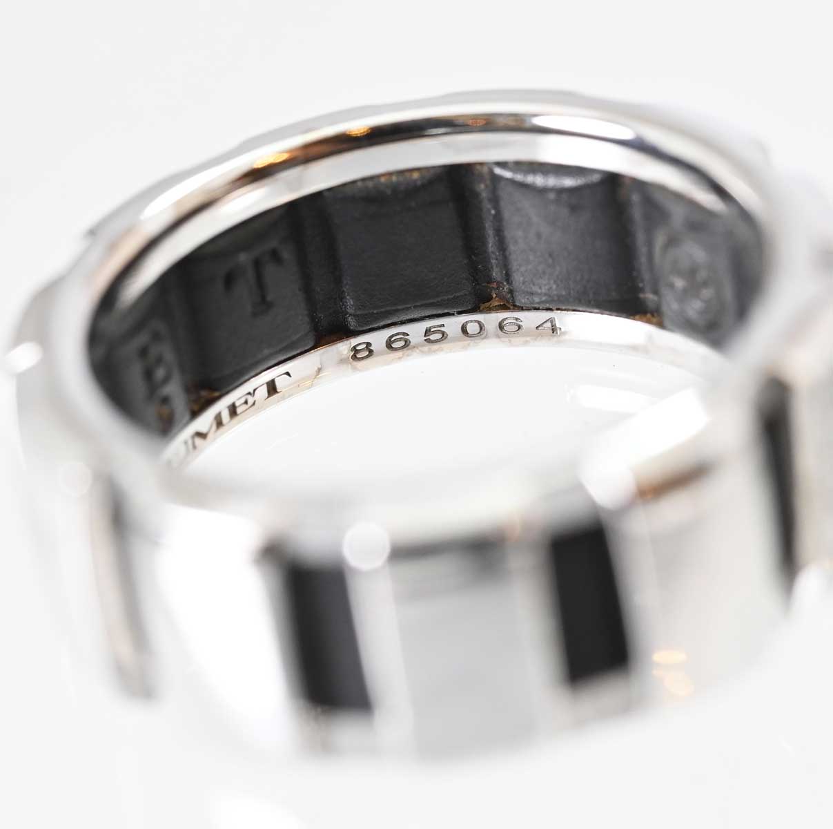 ショーメ CHAUMET 750ＷG ホワイトゴールド クラスワン ダイヤ 8P 7.5号 7892
