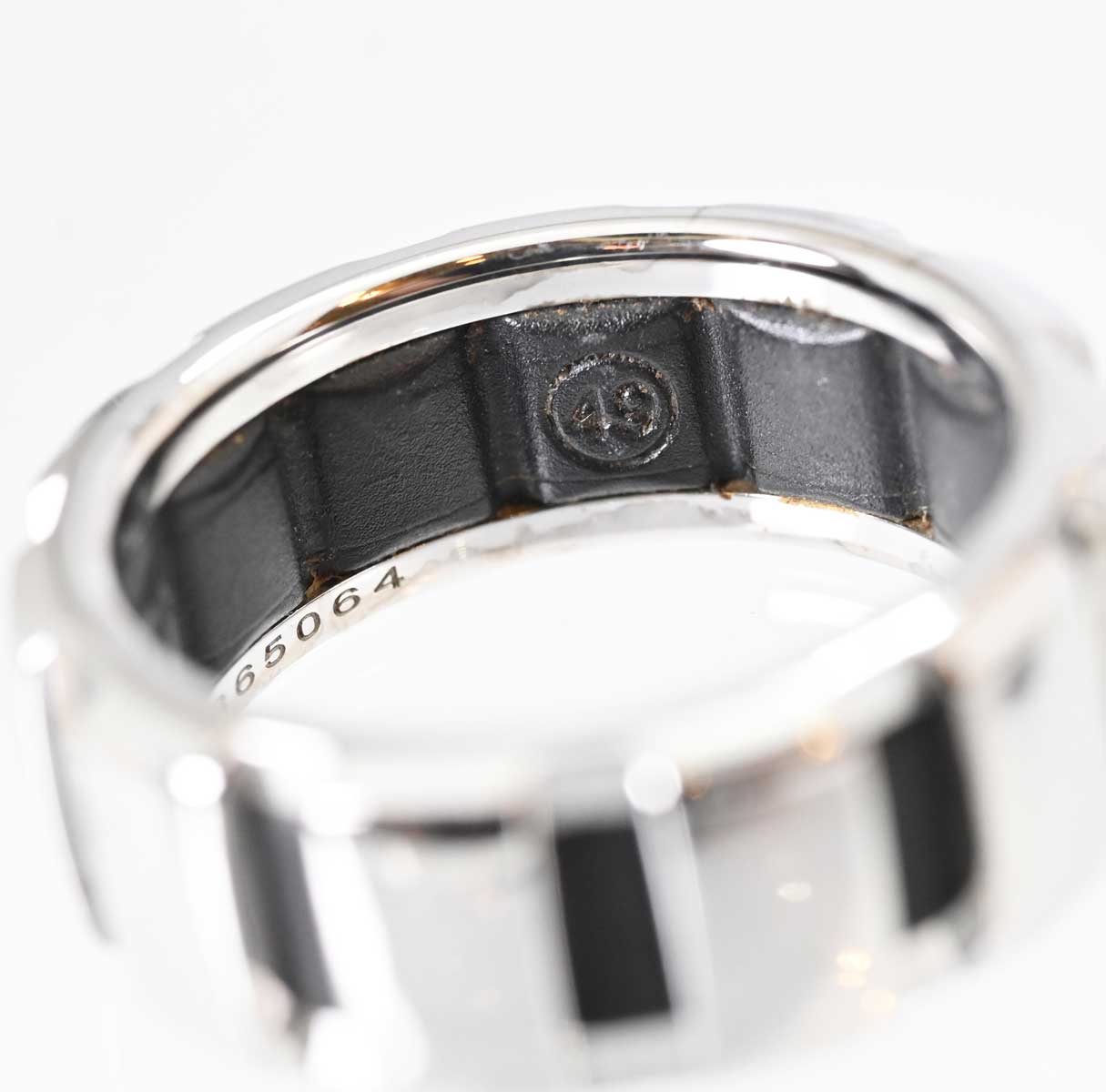 ショーメ CHAUMET 750ＷG ホワイトゴールド クラスワン ダイヤ 8P 7.5号 7892