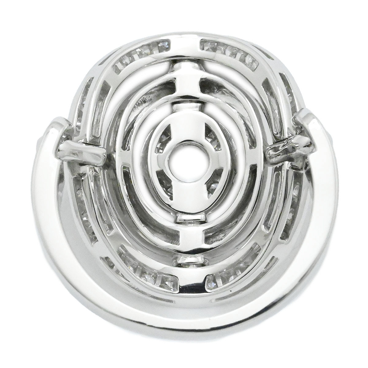 ブルガリ BVLGARI 750WG K18WG ホワイトゴールド アストラーレ チェルキ ダイヤ リング サイズ17  3878