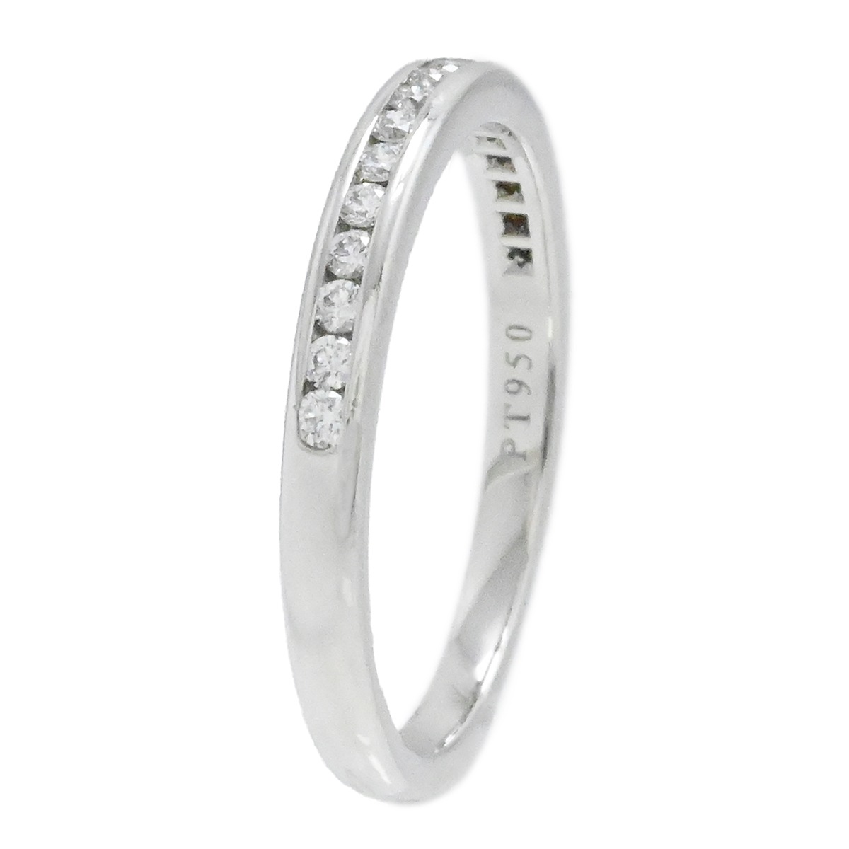 ティファニー　チャネルセッティング ダイヤモンド エタニティ リング Pt950 ティファニー TIFFANY & Co. PT950 プラチナ ダイヤチャネル