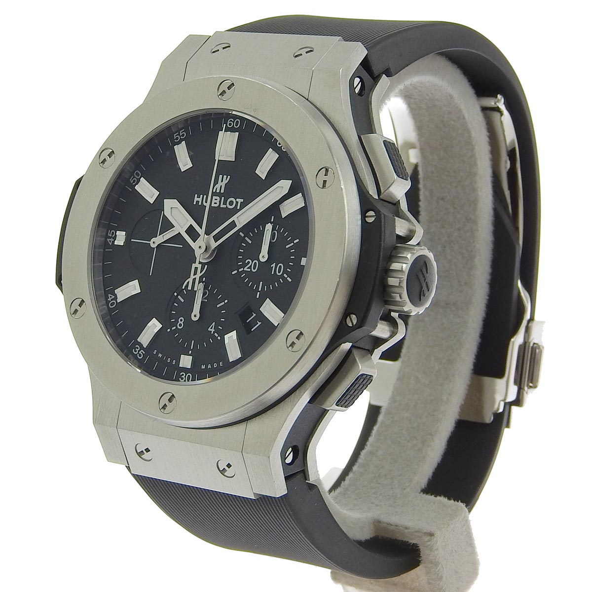 ウブロ HUBLOT BIG BANG ビックバン メンズ オートマ 腕時計 スティール ステンレス ブラック文字盤 301.SX.1170.RX 8948