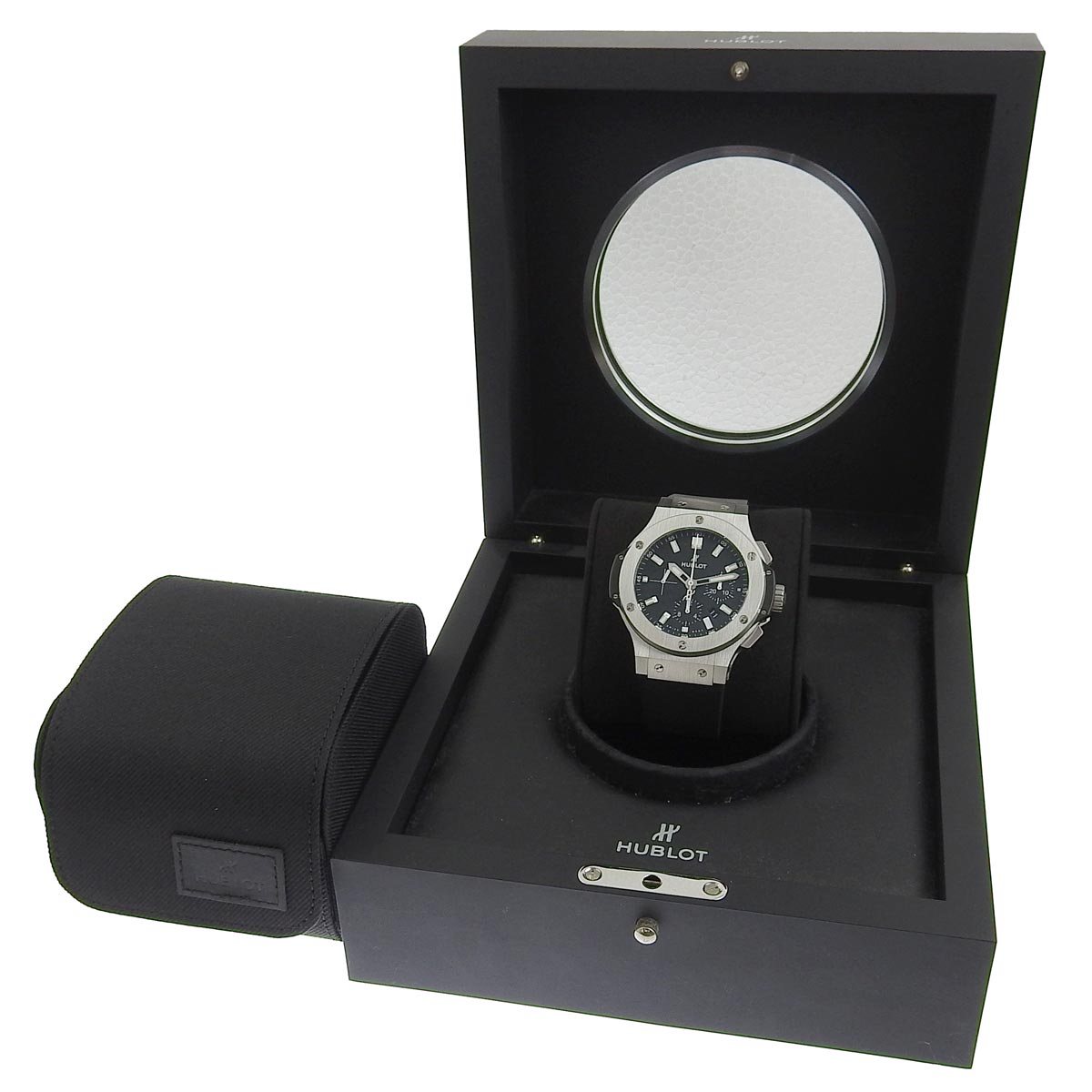 ウブロ HUBLOT BIG BANG ビックバン メンズ オートマ 腕時計 スティール ステンレス ブラック文字盤 301.SX.1170.RX 8948