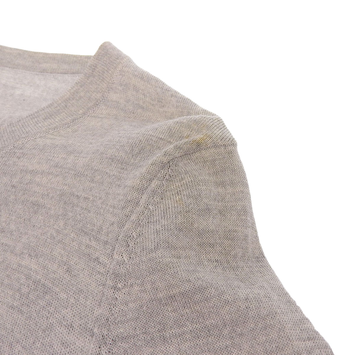 シャネル CHANEL ウールニットカットソー ウール グレー 38 レディース 07A P31900K00614 4010