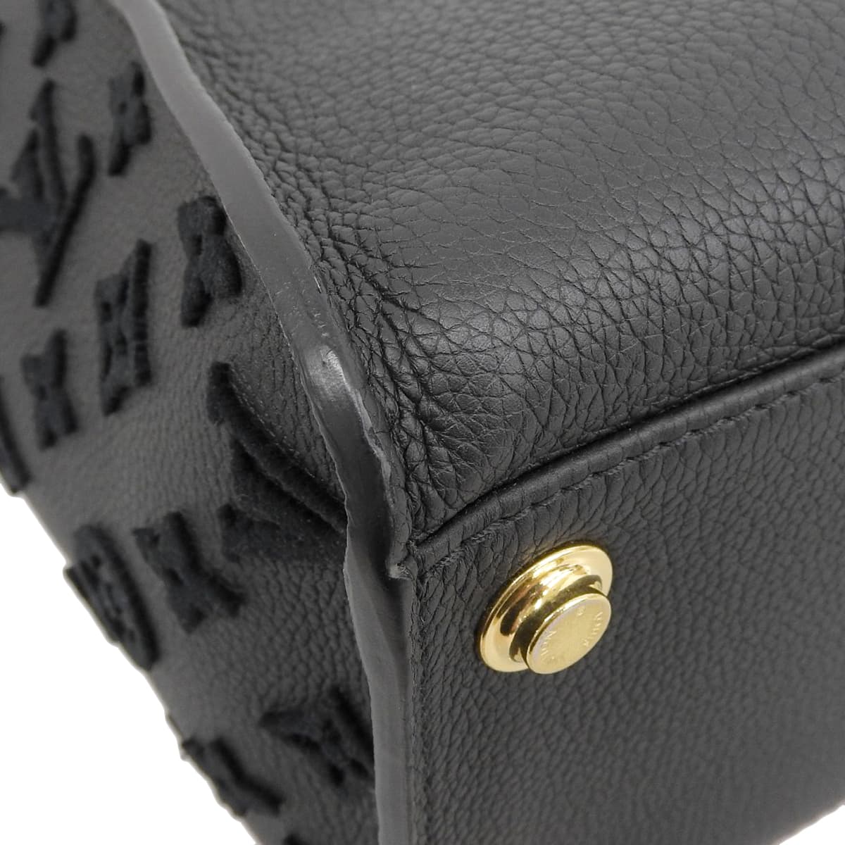 ルイヴィトン LOUIS VUITTON モノグラムタフタージュ オンマイサイドMM 2WAY ショルダーバッグ ハンドバッグ ノワール レディース M53826 4442