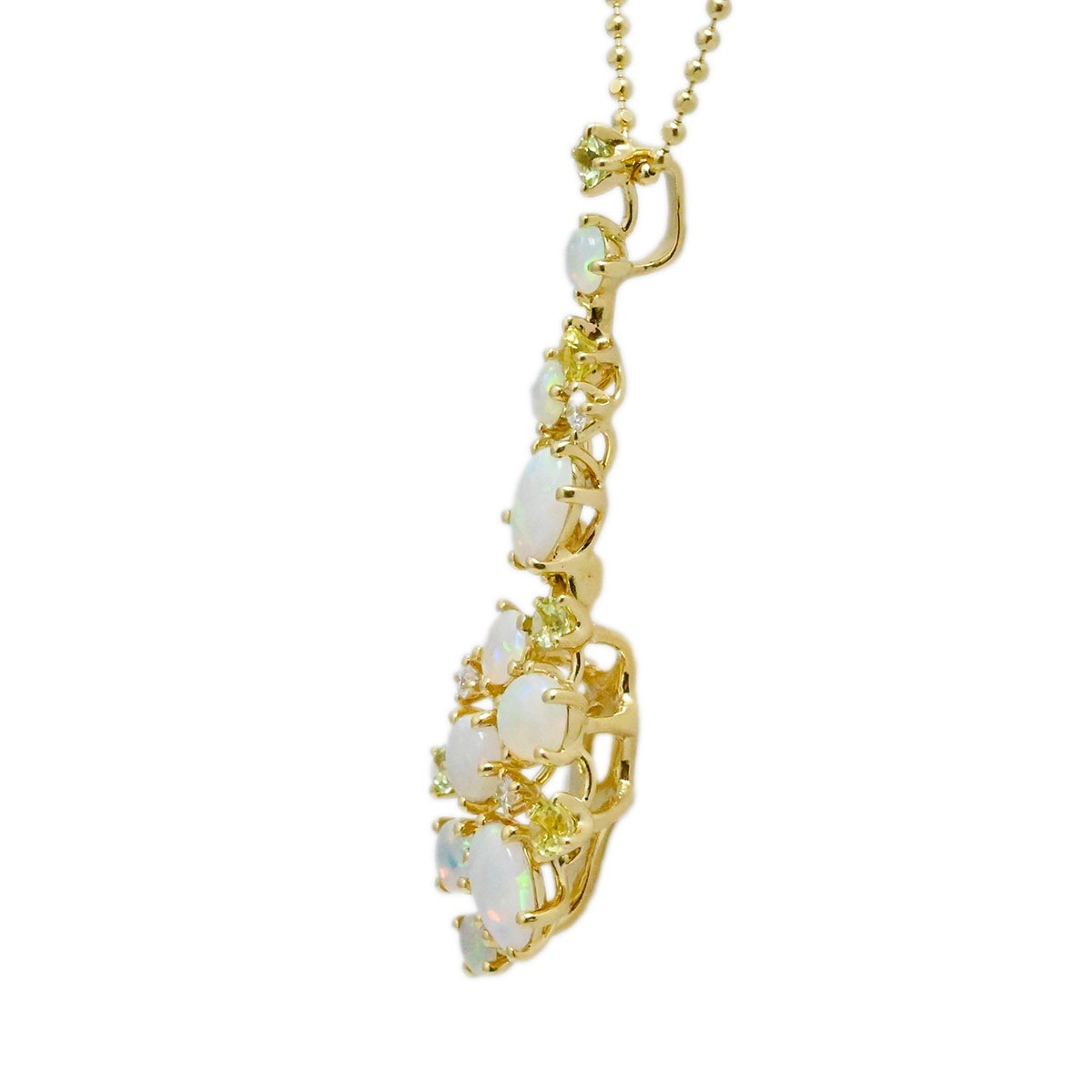 タサキ TASAKI K18ＹG イエローゴールド オパール ネックレス レディース  3761