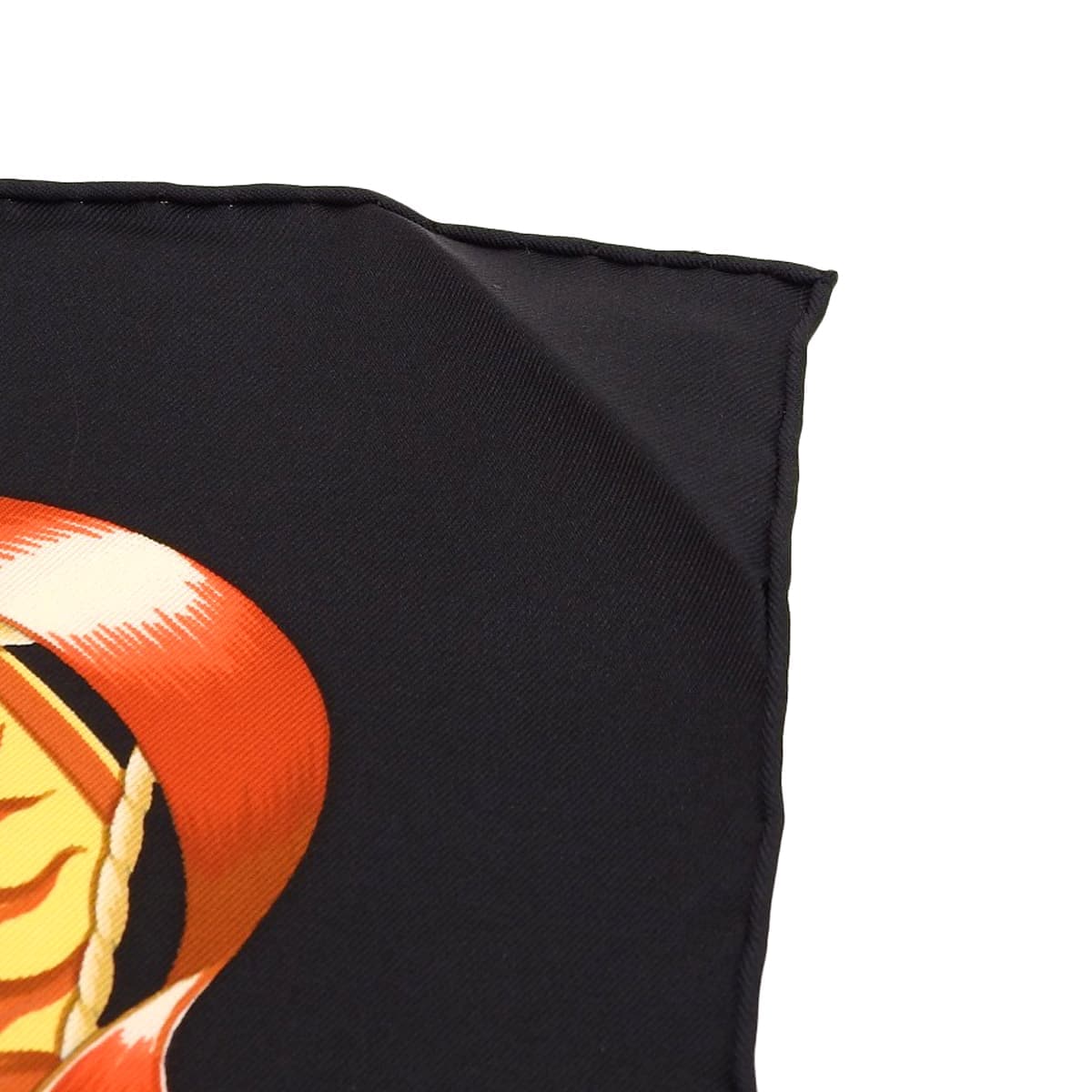 エルメス HERMES カレ90 Au-dera des cing mers 5つの海を越えて スカーフ シルク ブラック レディース 4763