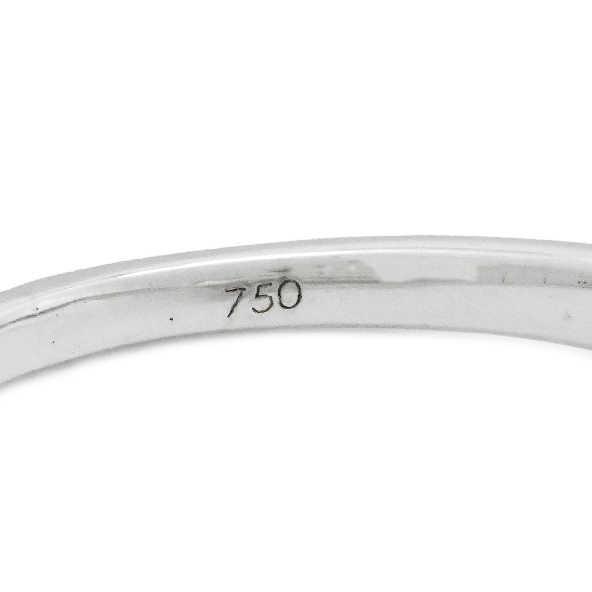 MAUBOUSSIN モーブッサン 750WG K18WG ラブタッチリング ハート ホワイトゴールド 9号 レディース  3881