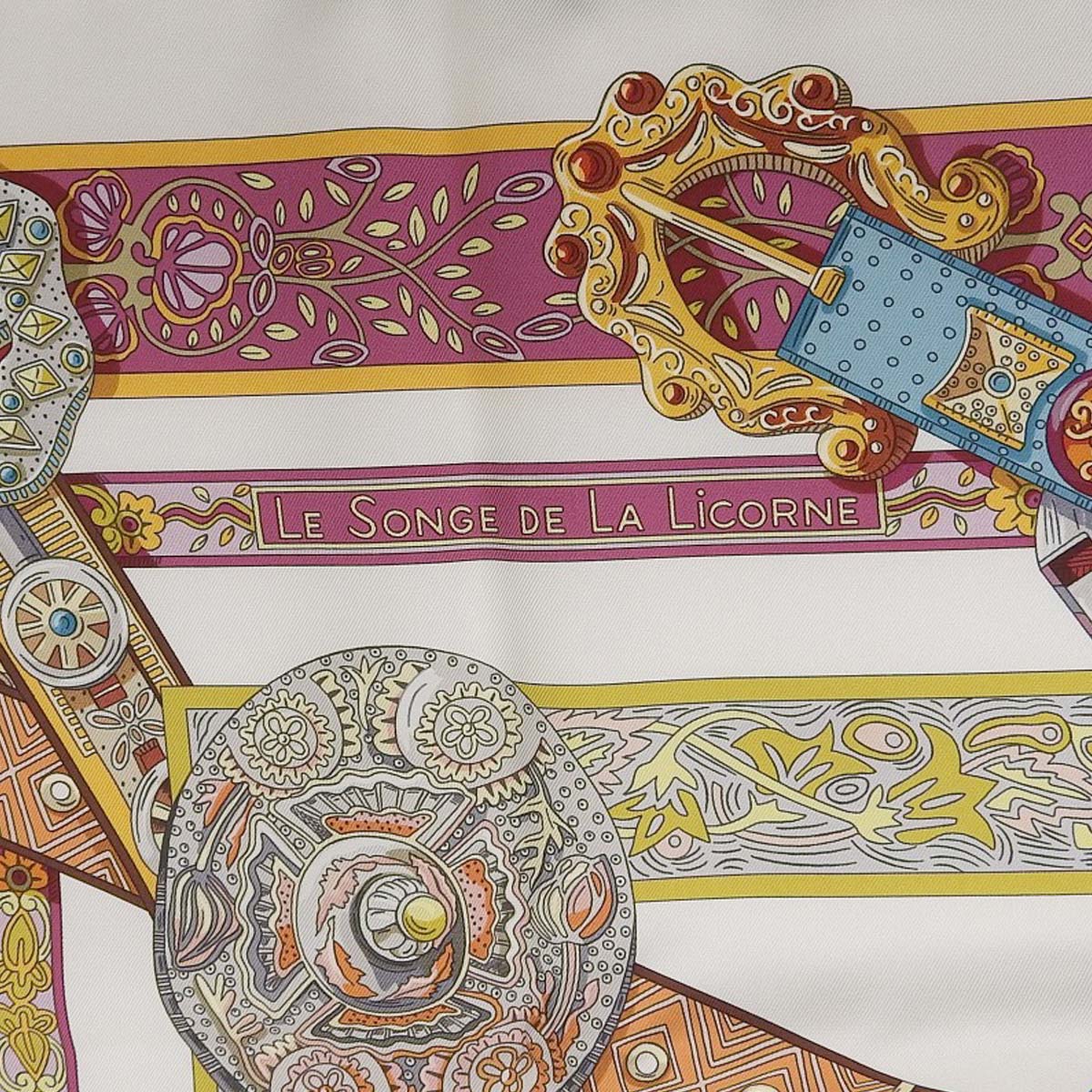 エルメス HERMES カレ90 Le Songe De La Licorne ユニコーンの夢想