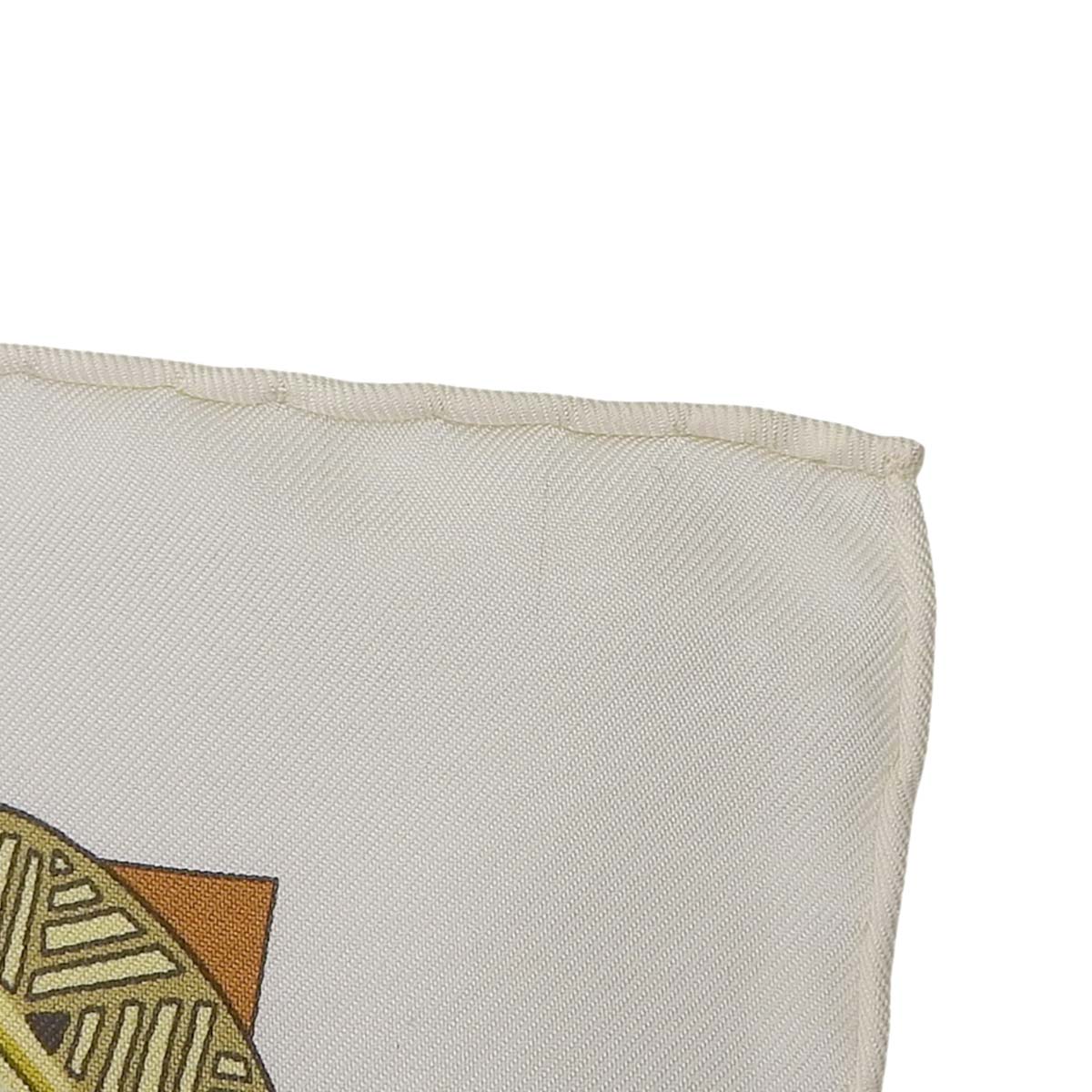 エルメス HERMES カレ90 Le Songe De La Licorne ユニコーンの夢想 スカーフ シルク ホワイト×マルチカラー レディース 4706
