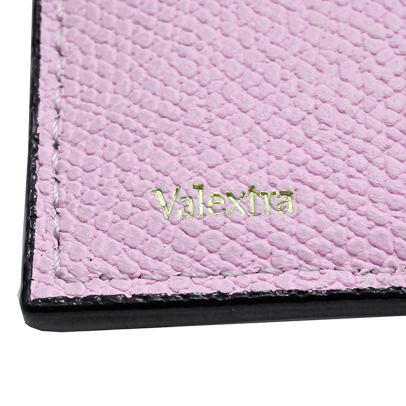 ヴァレクストラ Valextra イジッデウオレット コンパクトウオレット 財布 三つ折り レディース ウィステリアピンク  2054
