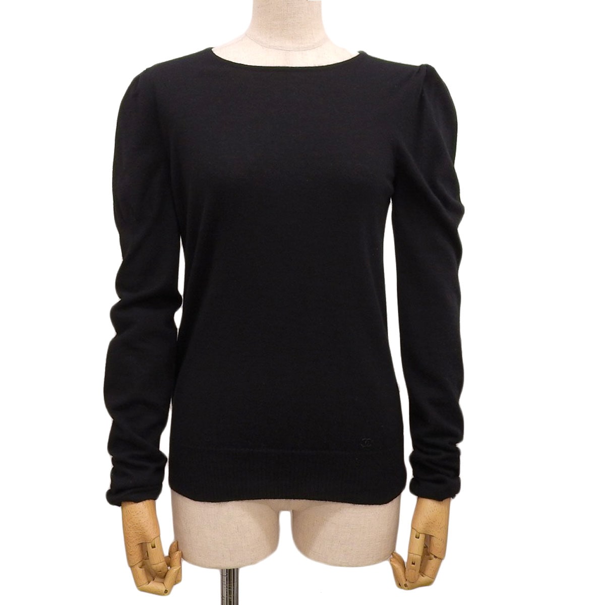 シャネル CHANEL セーター 長袖 カシミヤ ブラック 38 レディース 05A P26286V01900 4013