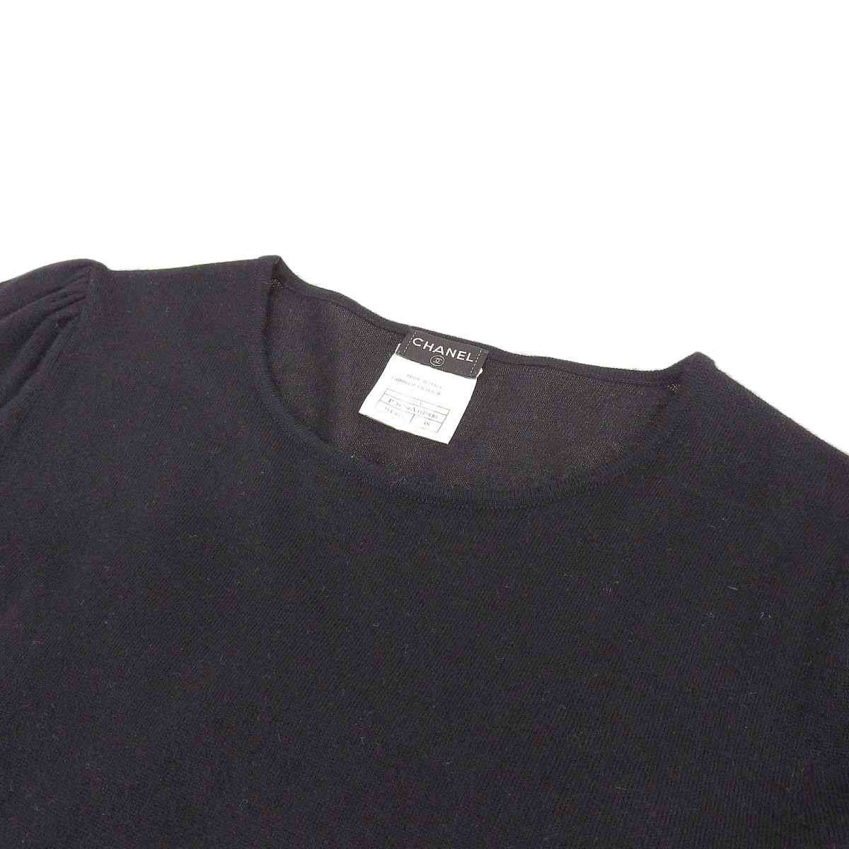 シャネル CHANEL セーター 長袖 カシミヤ ブラック 38 レディース 05A P26286V01900 4013