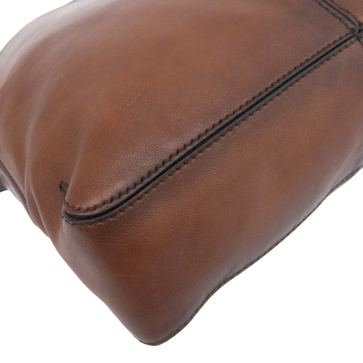 ベルルッティ BERLUTI カリグラフィ ショルダーバッグ レザー ブラウン系 メンズ 4296