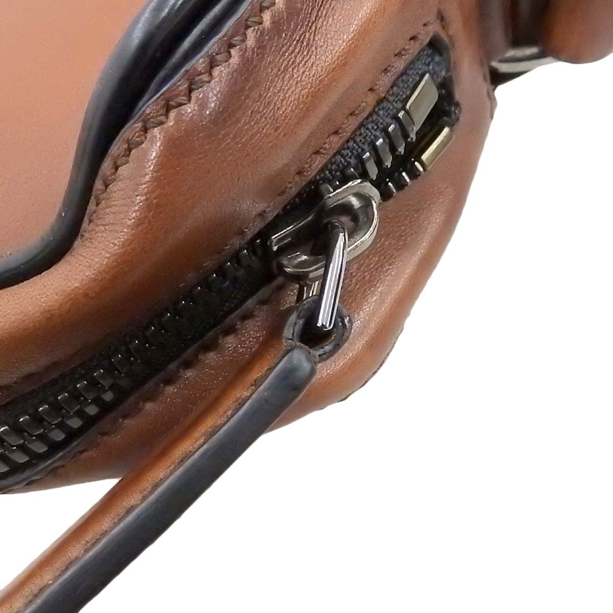 ベルルッティ BERLUTI カリグラフィ ショルダーバッグ レザー ブラウン系 メンズ 4296