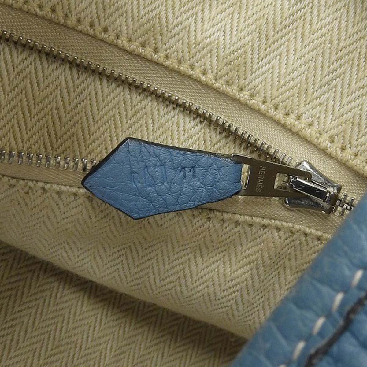エルメス HERMES マサイ ショルダーバッグ トリヨンレザー ブルージーン レディース □I刻印 2005年 替えベルト付き 4606