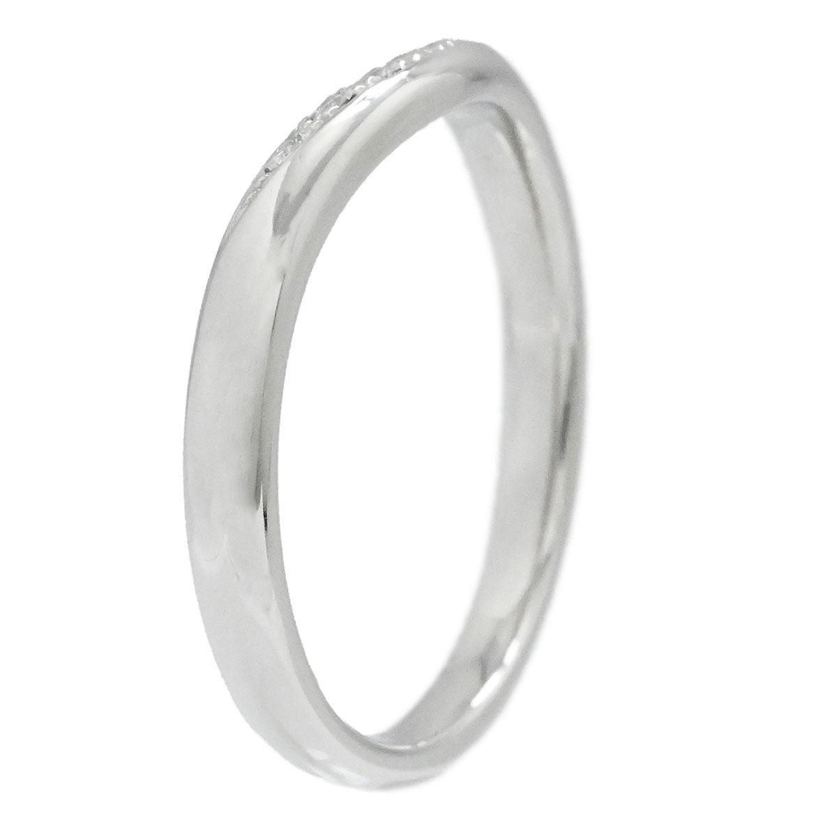 ROYAL ASSCHER ロイヤルアッシャー Pt950 プラチナ ダイヤ0.05ct 9号 レディース  3882