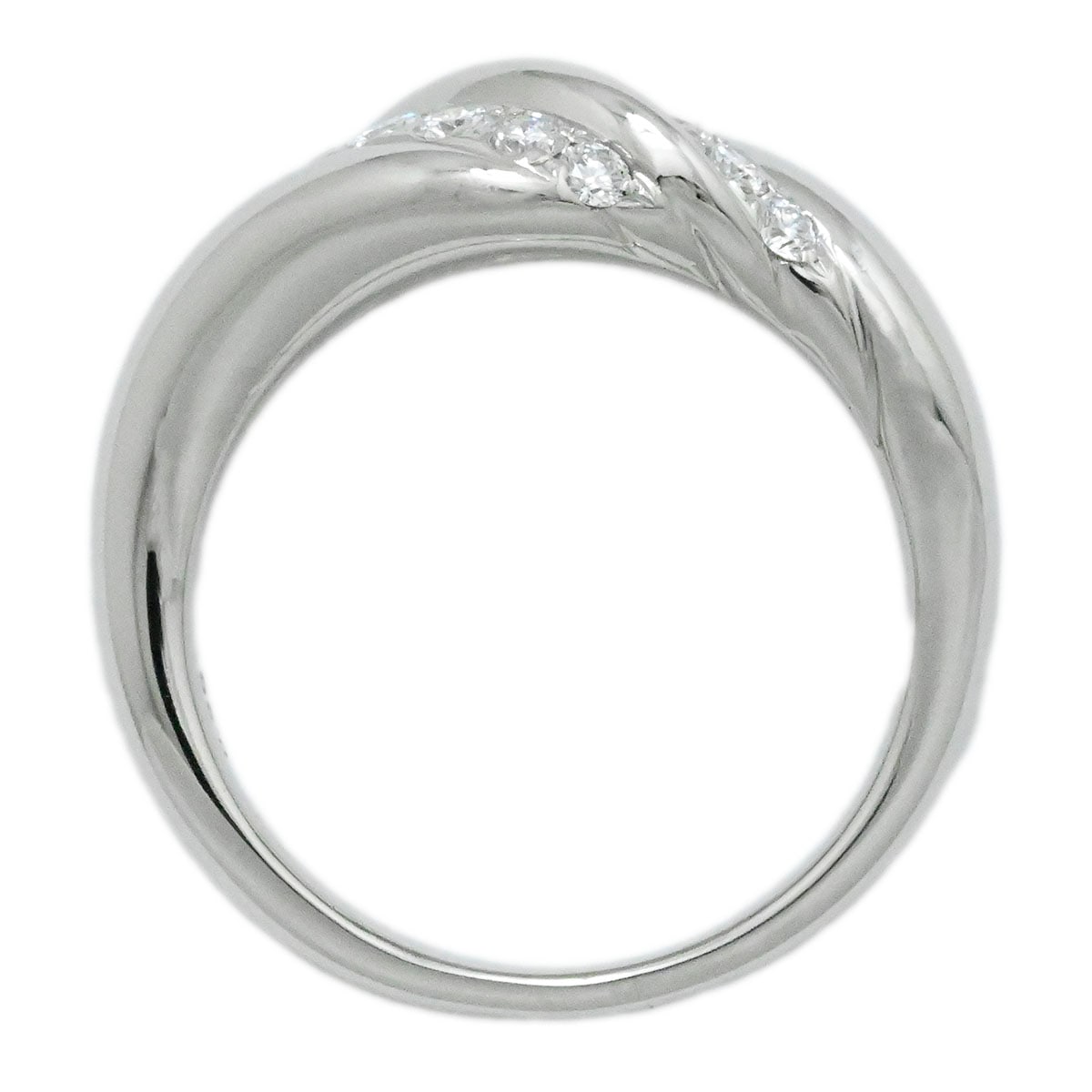 HOSHINOSUNA 星の砂 Pt900 プラチナ ダイヤ0.36ct リング 12号 レディース  3883