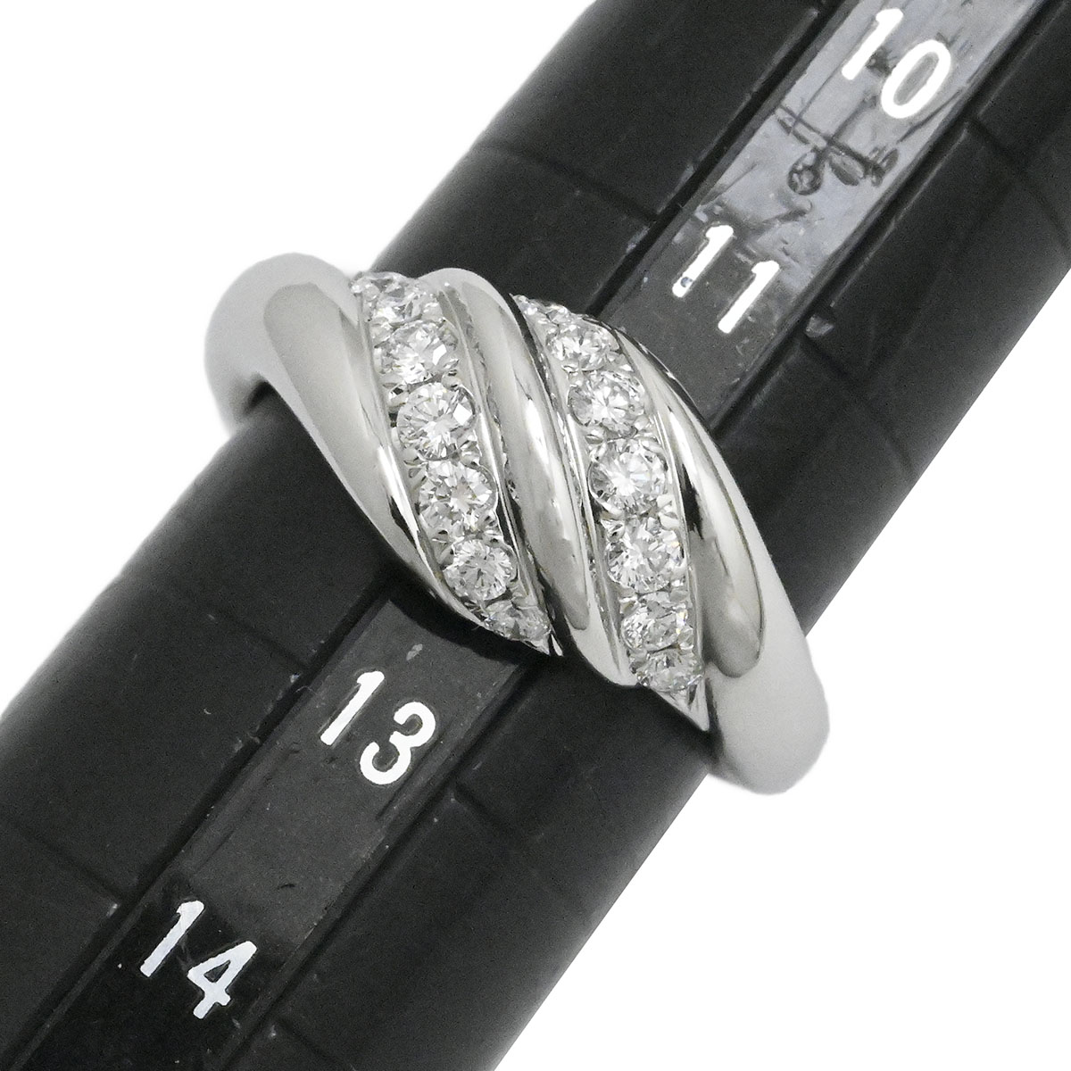 HOSHINOSUNA 星の砂 Pt900 プラチナ ダイヤ0.36ct リング 12号 レディース  3883