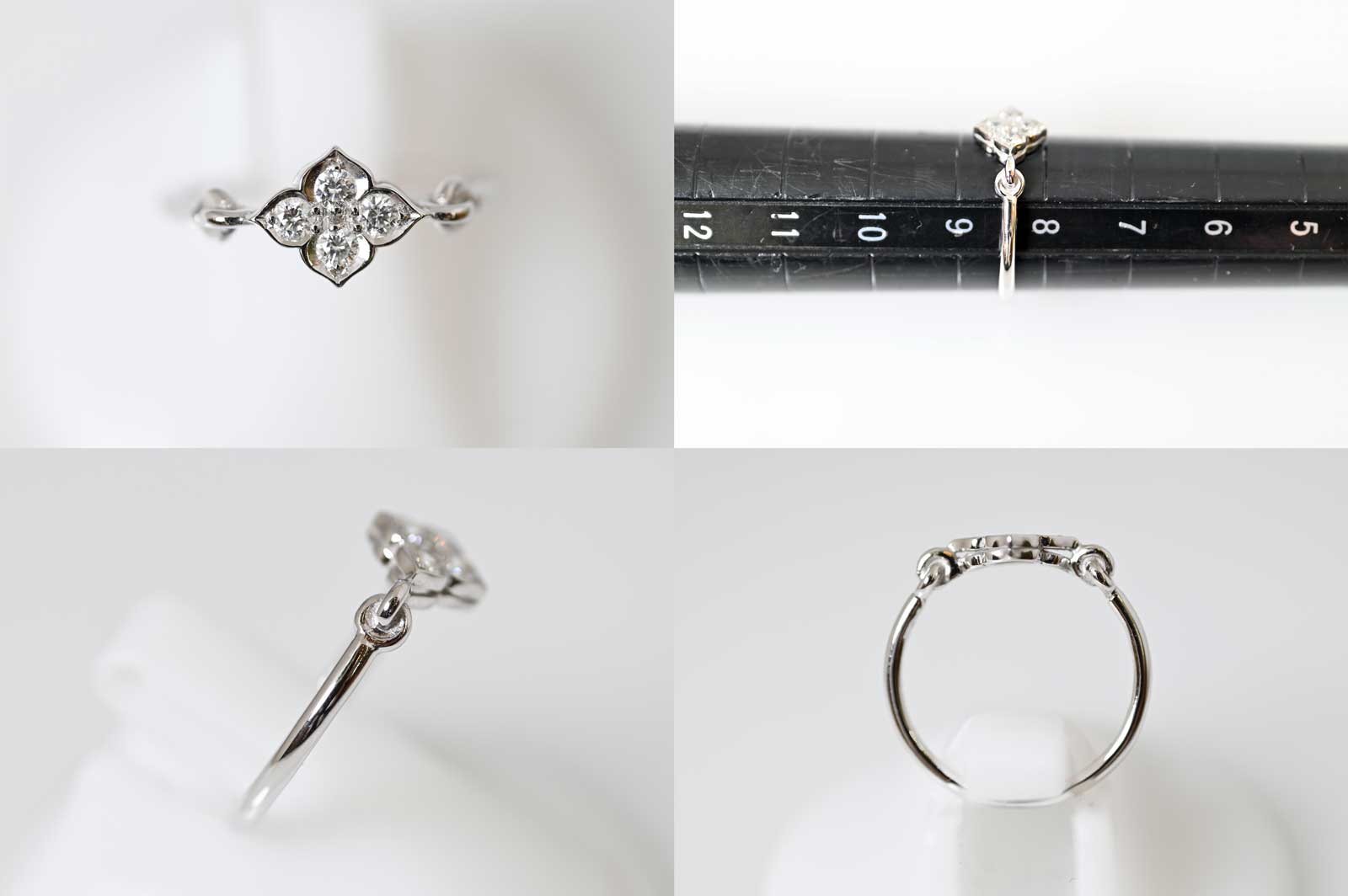 カルティエ Cartier ロータス ヒンドゥリング 750WG ホワイト