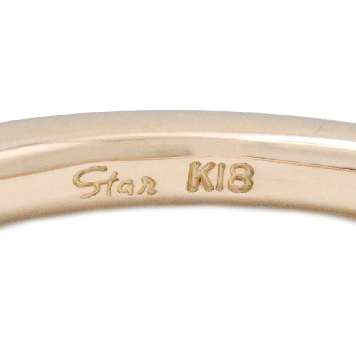 スタージュエリー STAR JEWELRY K18PG ピンクゴールド ダイヤ0.08ct