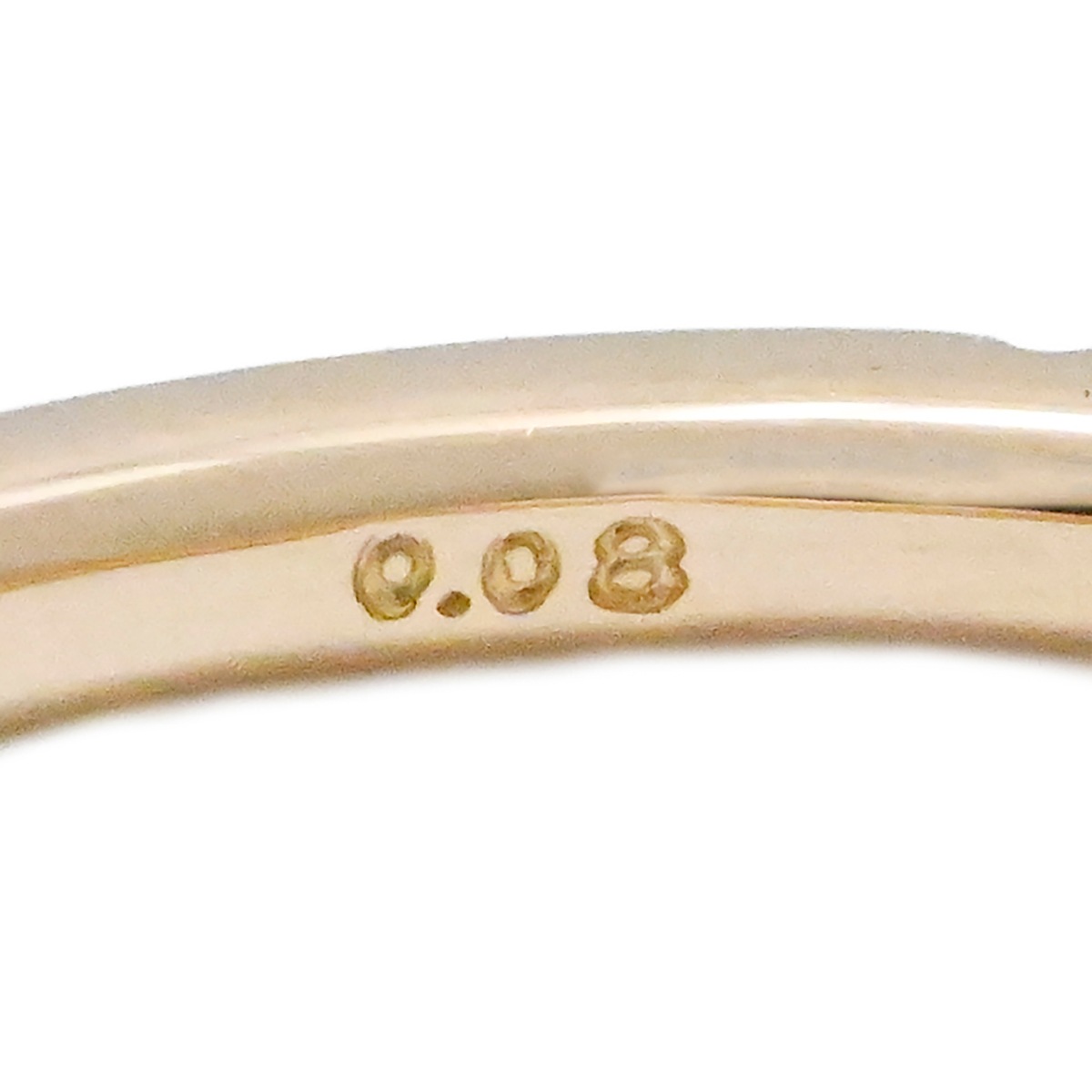 スタージュエリー STAR JEWELRY K18PG ピンクゴールド ダイヤ0.08ct 