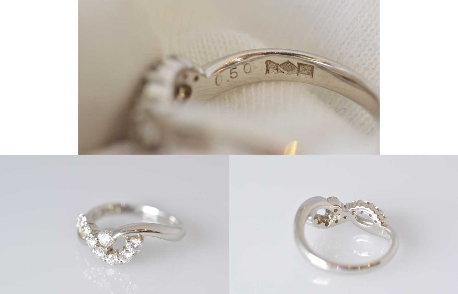 ジュエリー ノンブランド ＰＴ900 プラチナ ダイヤ 0.50ｃｔ リング 11号 レディース ノンブランドジュエリー 6040