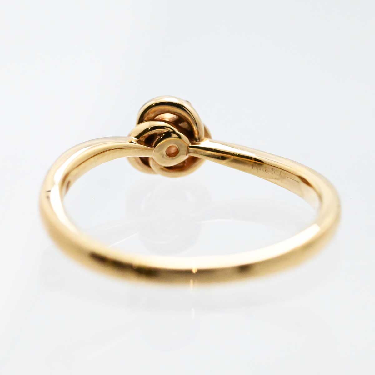 4℃ K18PG ピンクゴールド ダイヤ リング 10号 レディース  3436