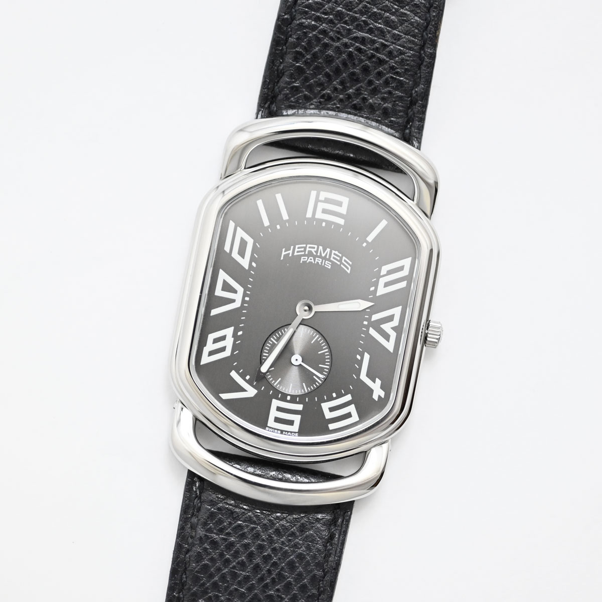 エルメス　HERMES　RA1.810　ラリー　スモールセコンド　　保証書有り エルメス HERMES ラリー RA1.810 クォーツ メンズ SS スモール