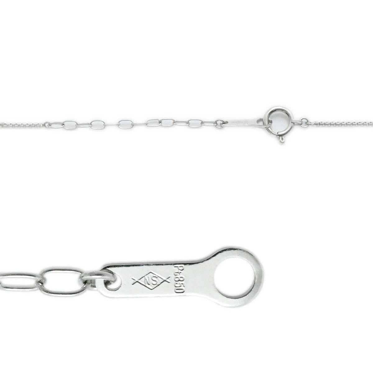 タサキ TASAKI TASAKI Pt850/900 プラチナ ダイヤ0.33ct パライバトルマリン0.18ct ネックレス レディース  3803