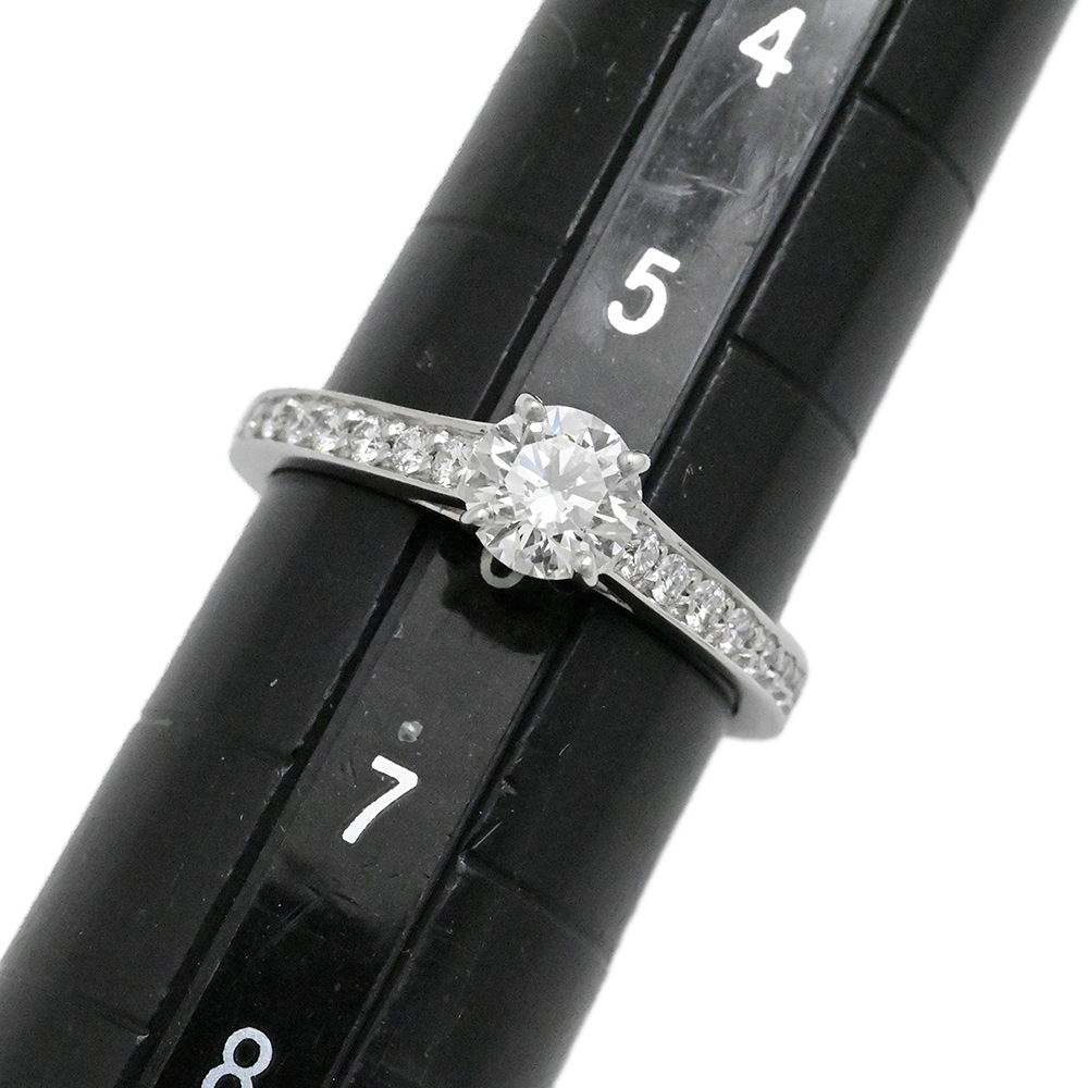 カルティエ CARTIER Pt950 プラチナ 1895 ソリテール ダイヤ0.36ct リング サイズ46 レディース  3998